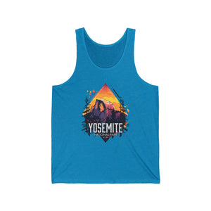 Yosemite National Park Half Dome Unisex Jersey Tank