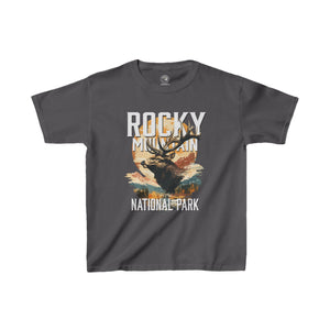 Rocky Mountain National Park Elk Kids Heavy Cotton™ Tee