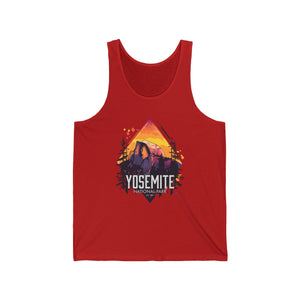 Yosemite National Park Half Dome Unisex Jersey Tank