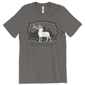 Grand Teton & National Elk Refuge T-Shirt Printify Asphalt S