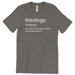 Theology Definition T-Shirt Printify Asphalt S