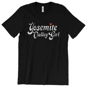 Yosemite Valley Girl T-Shirt Printify Black S