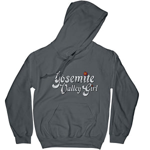 Yosemite Valley Girl Hoodie Hoodie Printify Charcoal L
