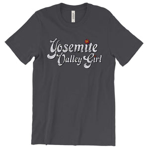 Yosemite Valley Girl T-Shirt Printify Dark Grey S