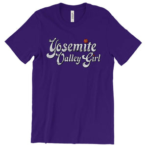 Yosemite Valley Girl T-Shirt Printify Team Purple S