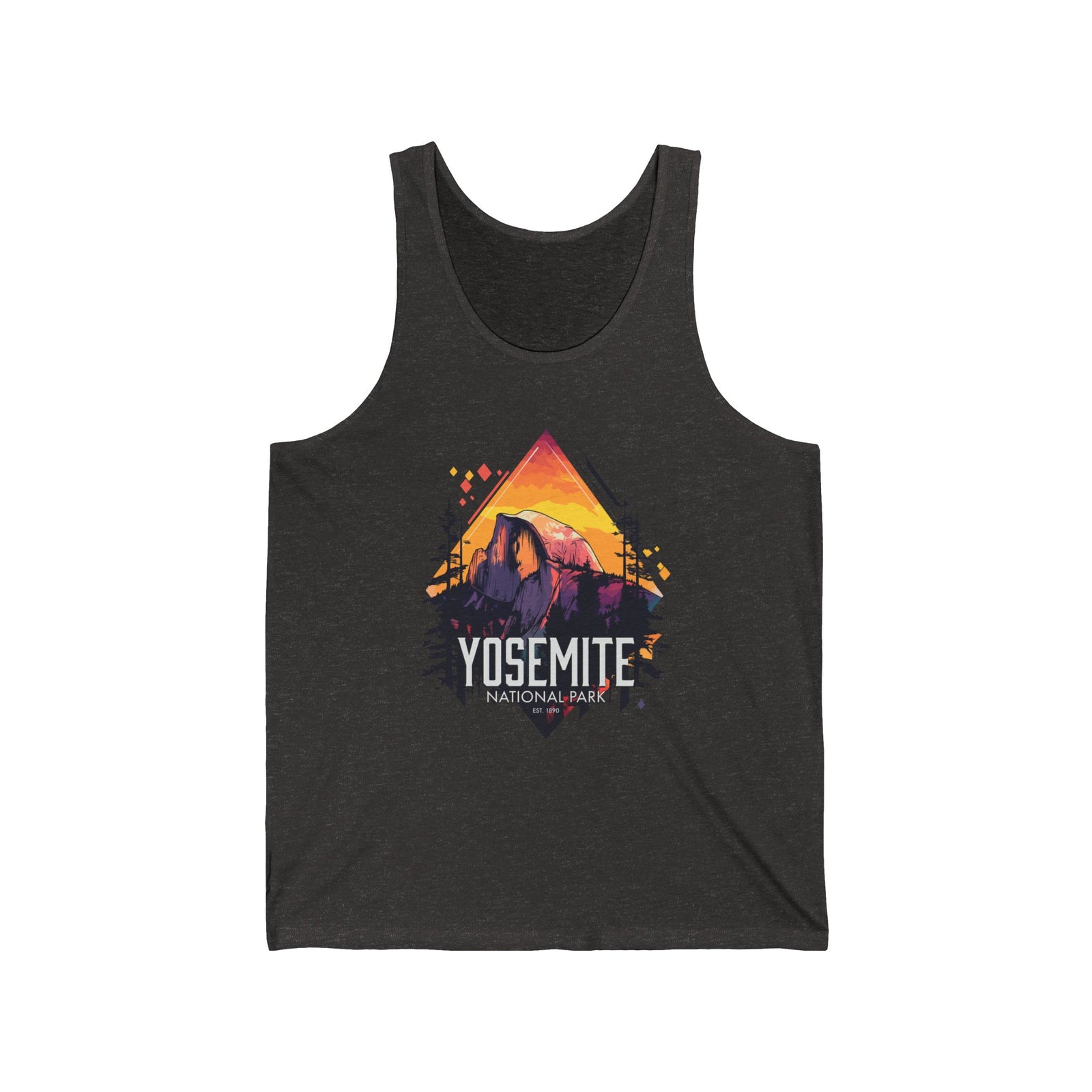 Yosemite National Park Half Dome Unisex Jersey Tank