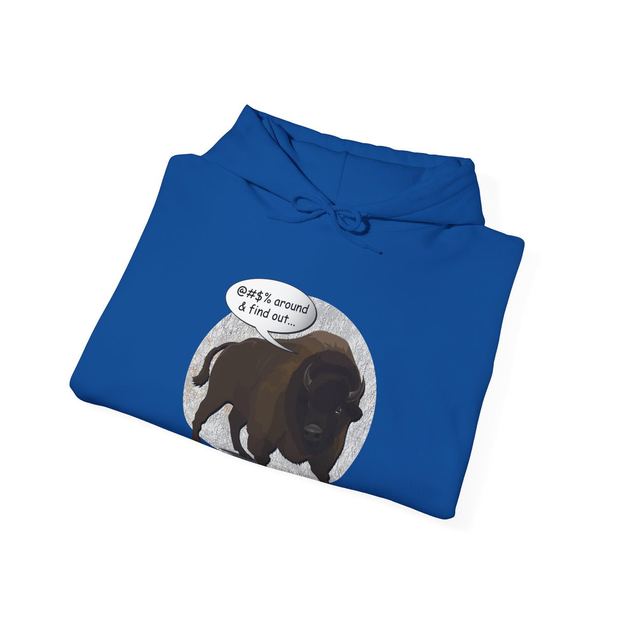 Bison Around and Find Out Hooded Sweatshirt