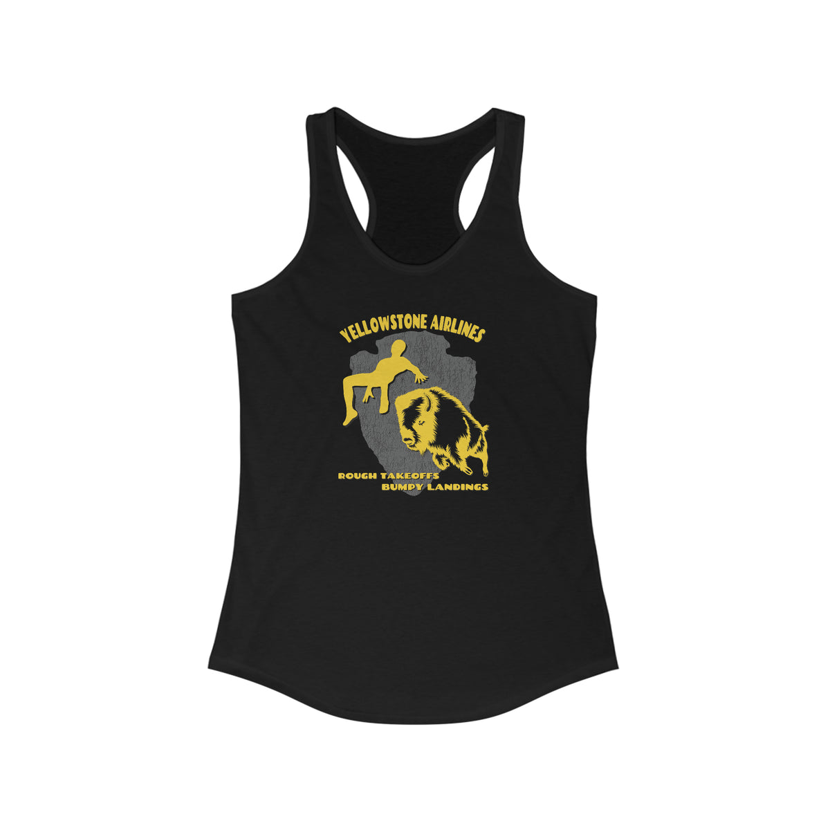 Yellowstone Airlines - Women's Racerback Tank