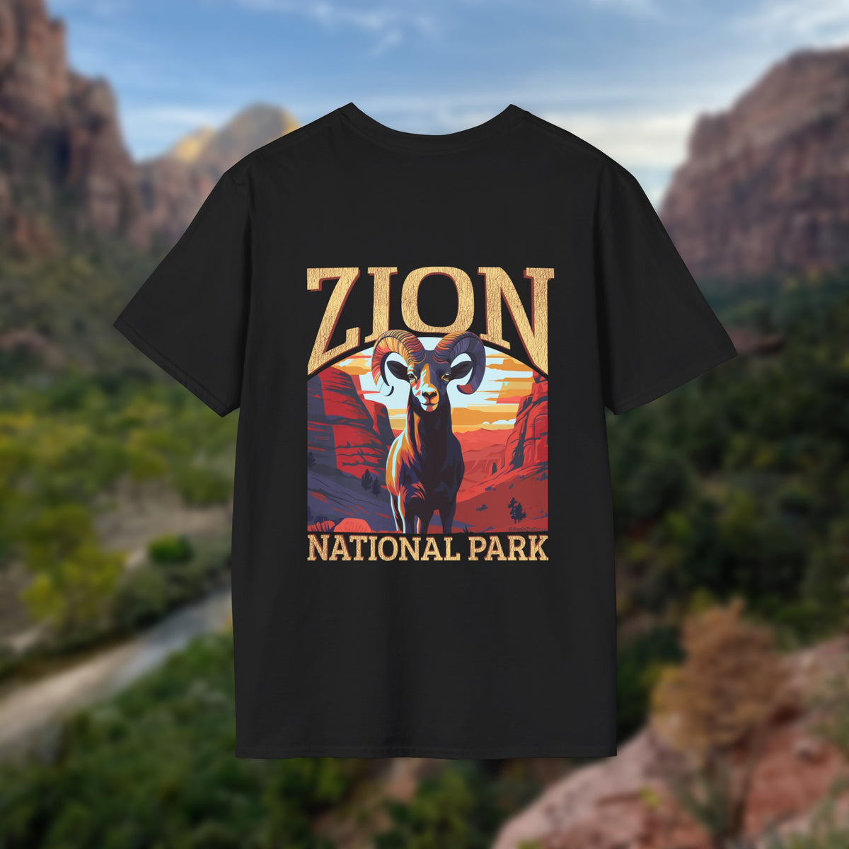 Zion Bighorn Sheep T-Shirt XL-5XL