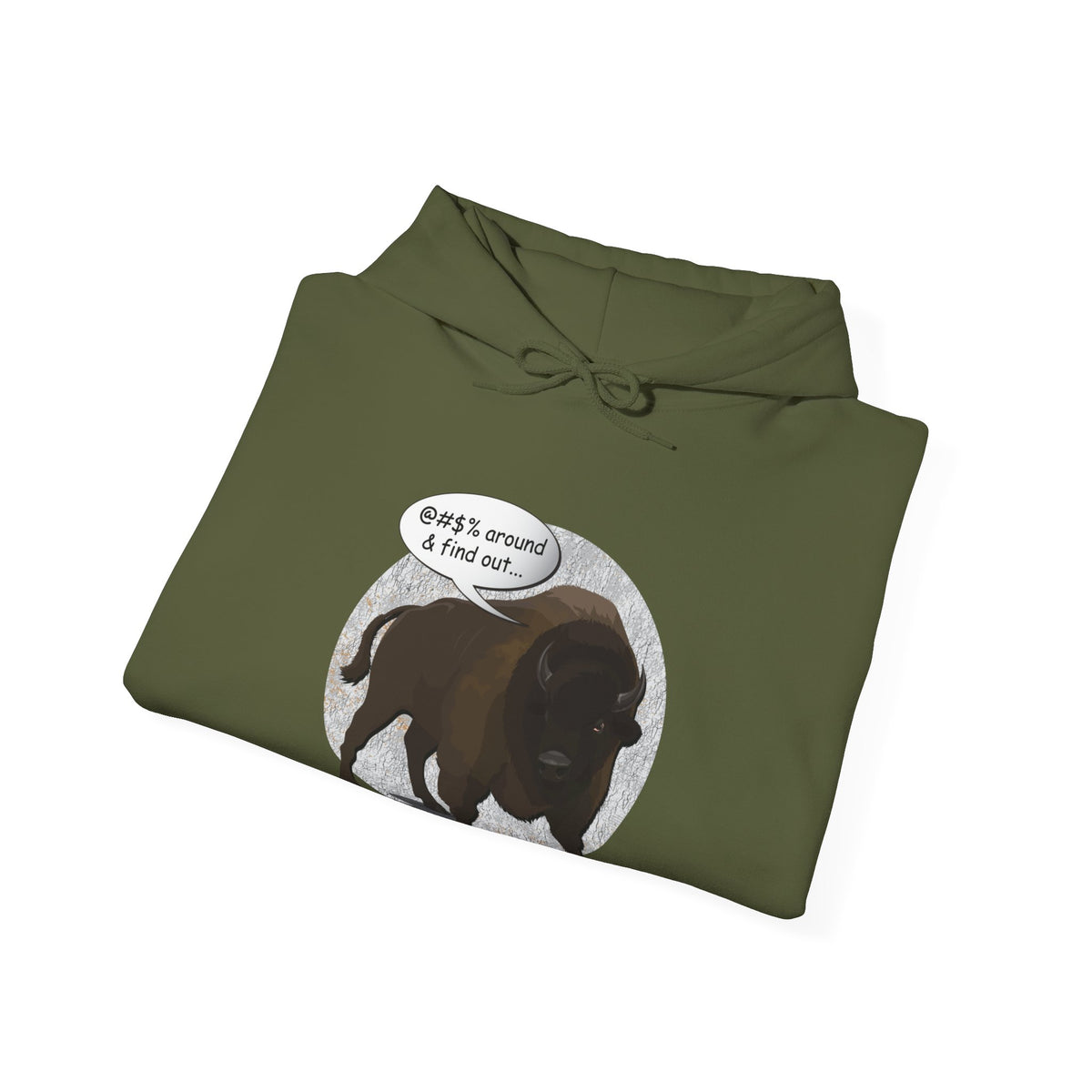 Bison Around and Find Out Hooded Sweatshirt