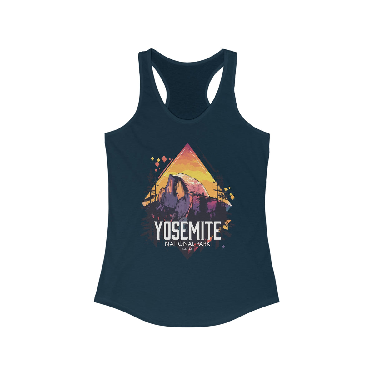 Yosemite National Park Half Dome Women's Ideal Racerback Tank