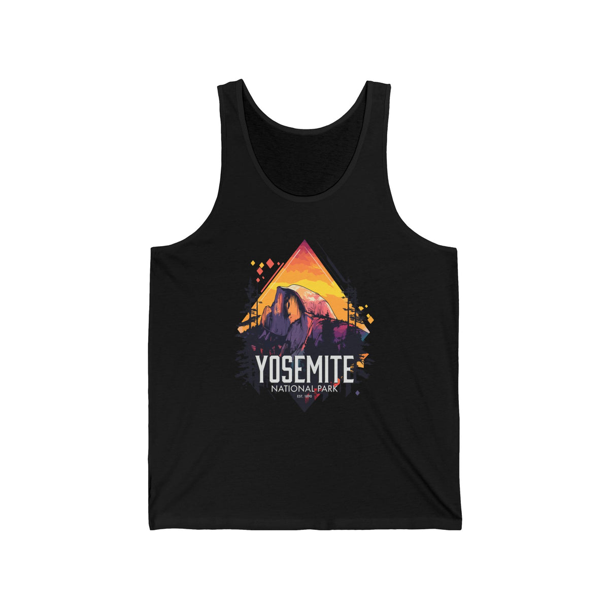 Yosemite National Park Half Dome Unisex Jersey Tank