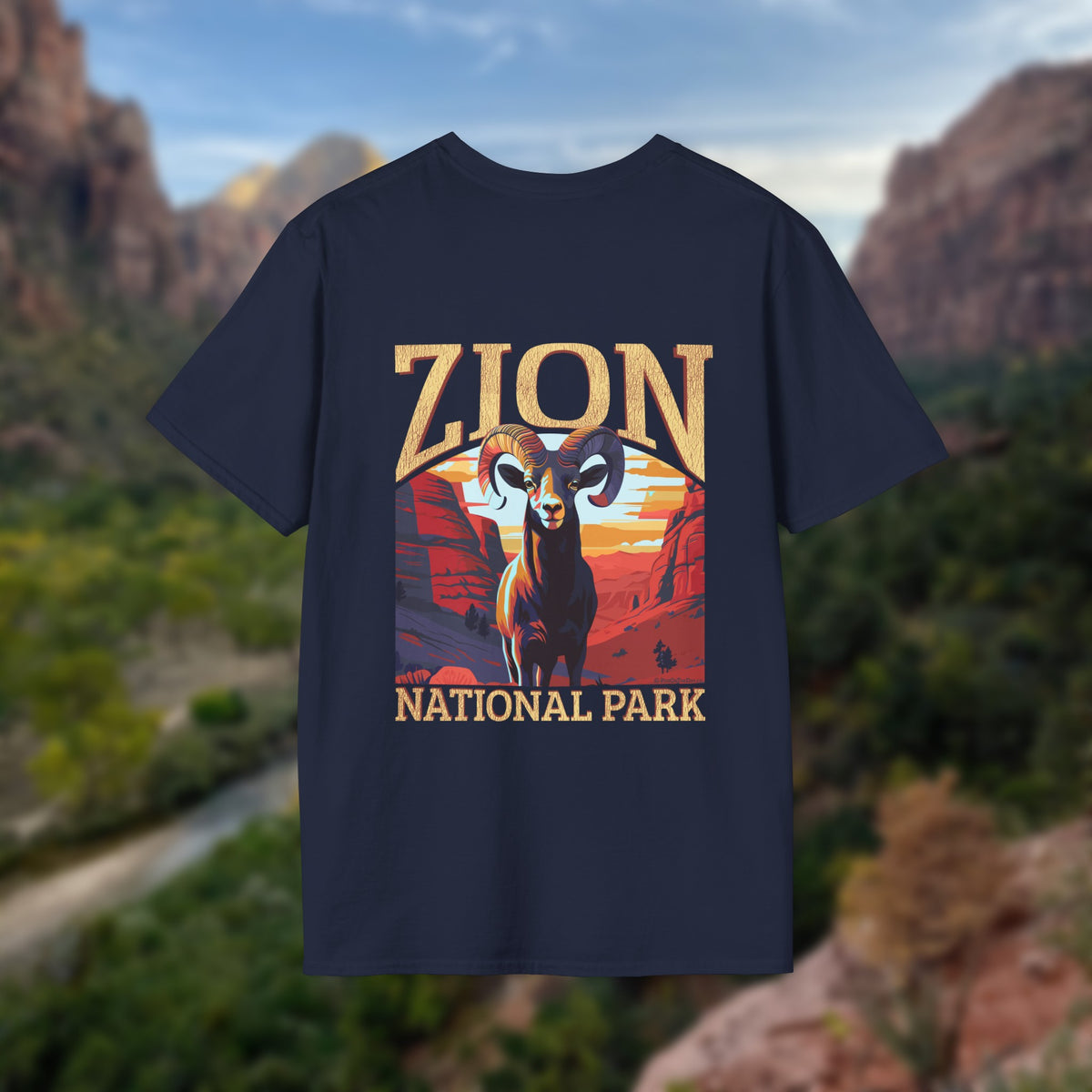 Zion Bighorn Sheep T-Shirt XL-5XL