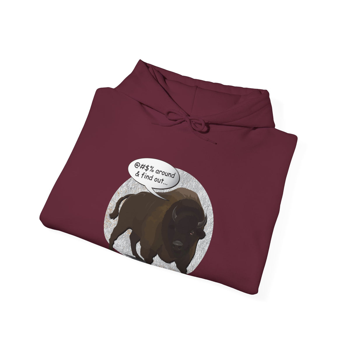 Bison Around and Find Out Hooded Sweatshirt