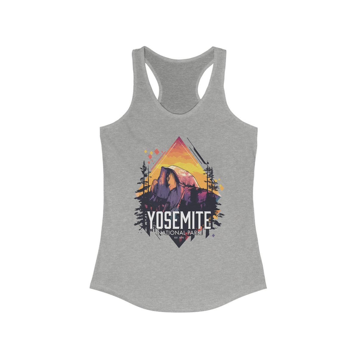 Yosemite National Park Half Dome Women's Ideal Racerback Tank