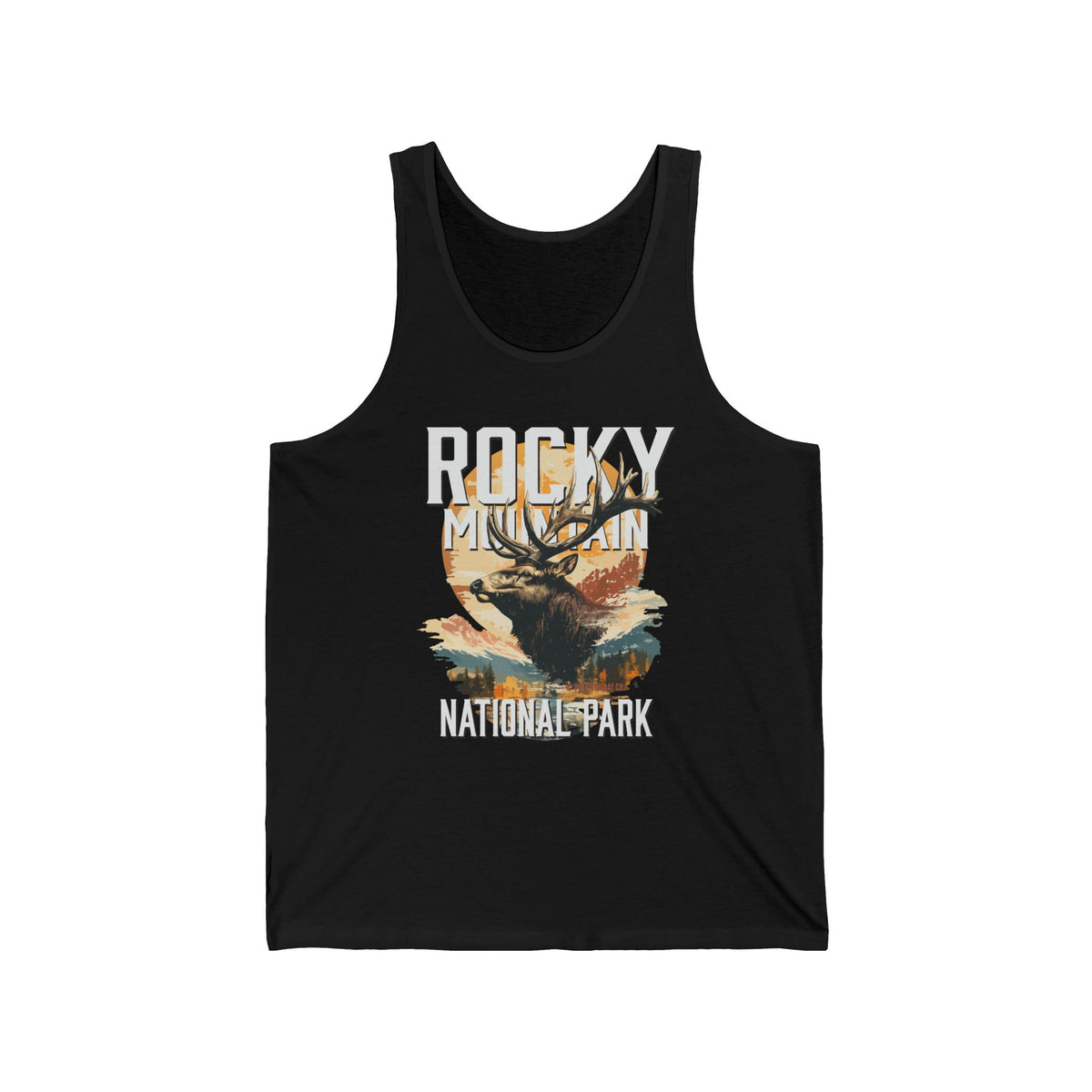 Rocky Mountain National Park Elk Unisex Jersey Tank