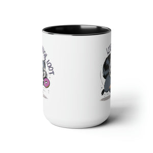 Live, Laugh, Loot Raccoon Coffee Mug, 15oz