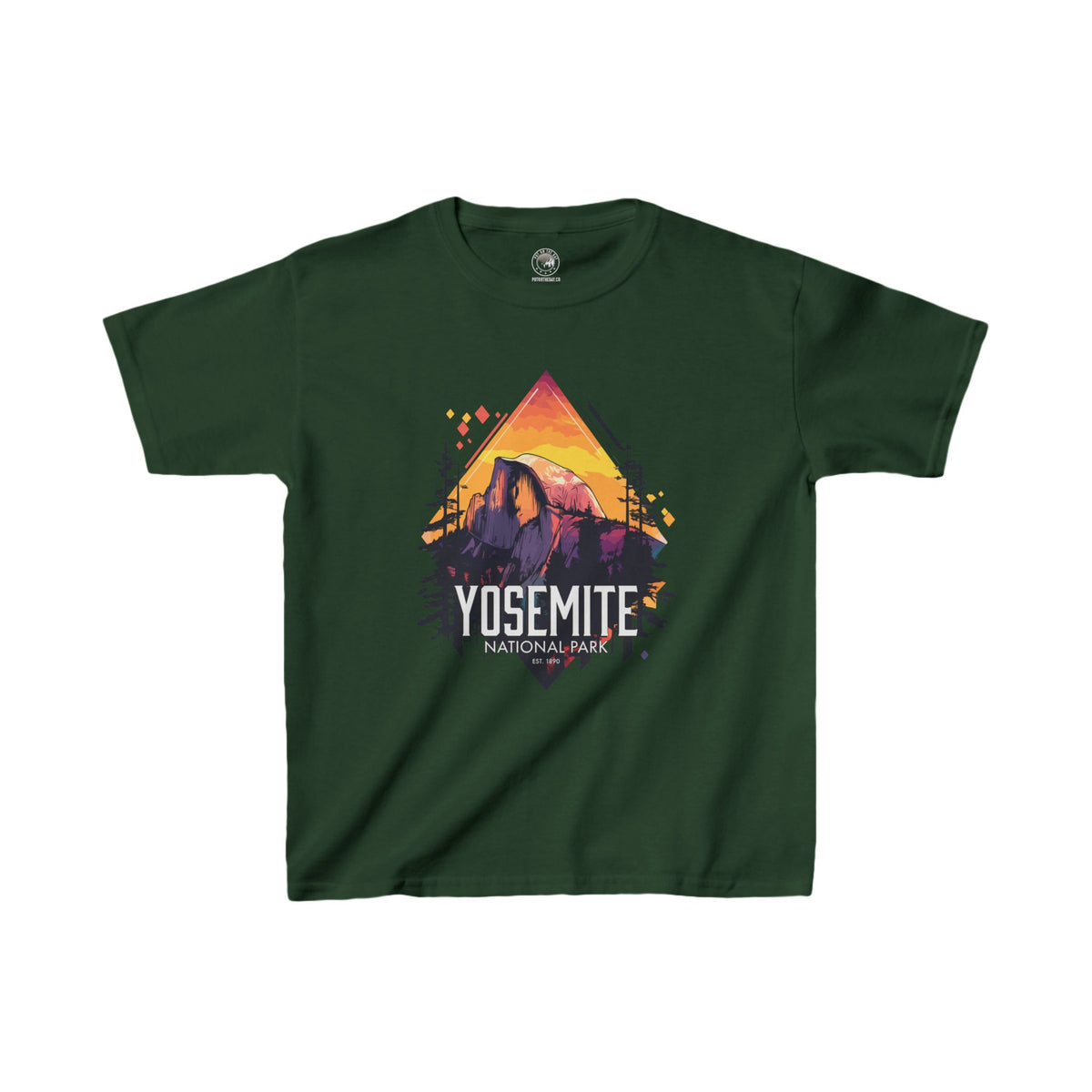 Yosemite National Park Half Dome Kids Heavy Cotton™ Tee