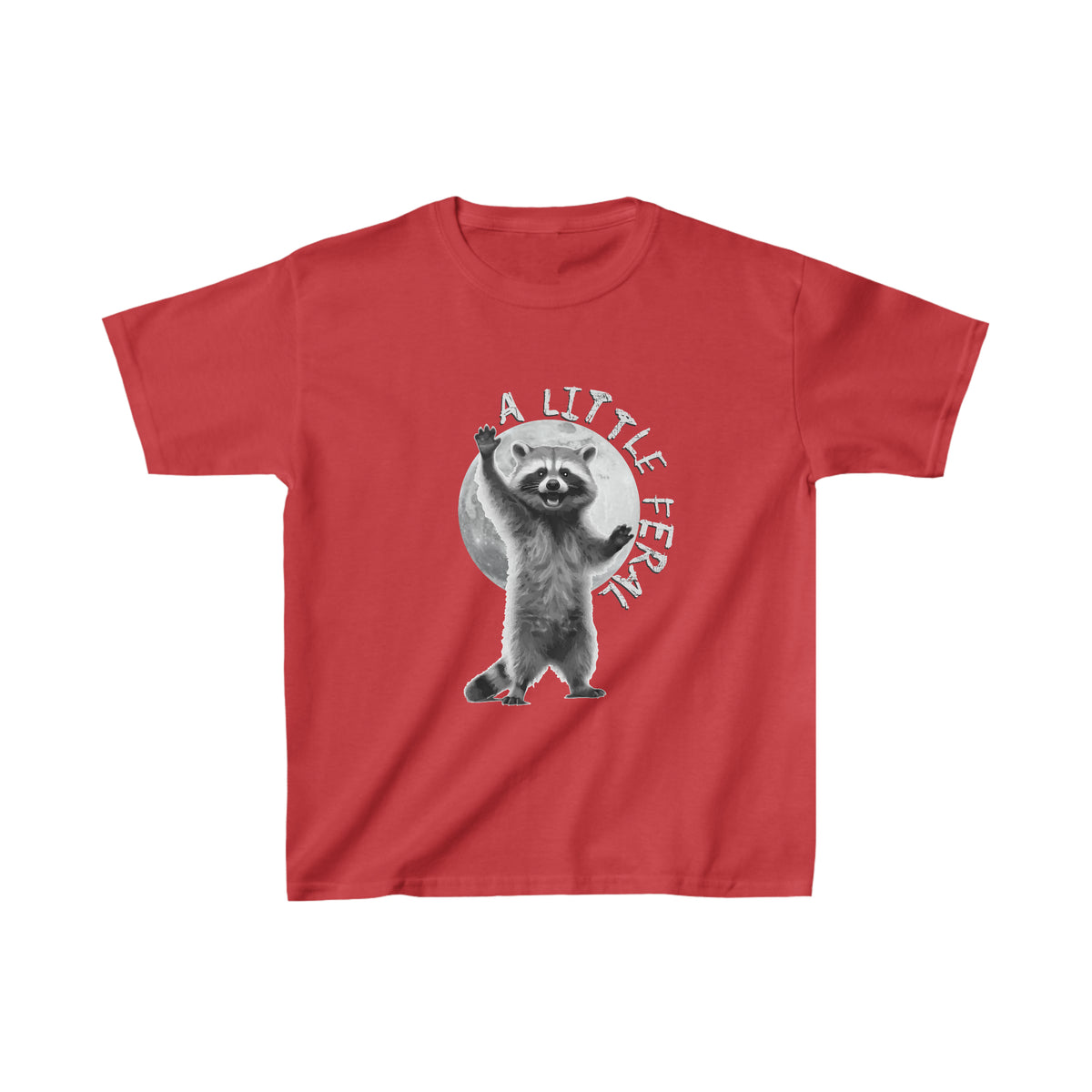 "A Little Feral" Raccoon Kids' T-Shirt