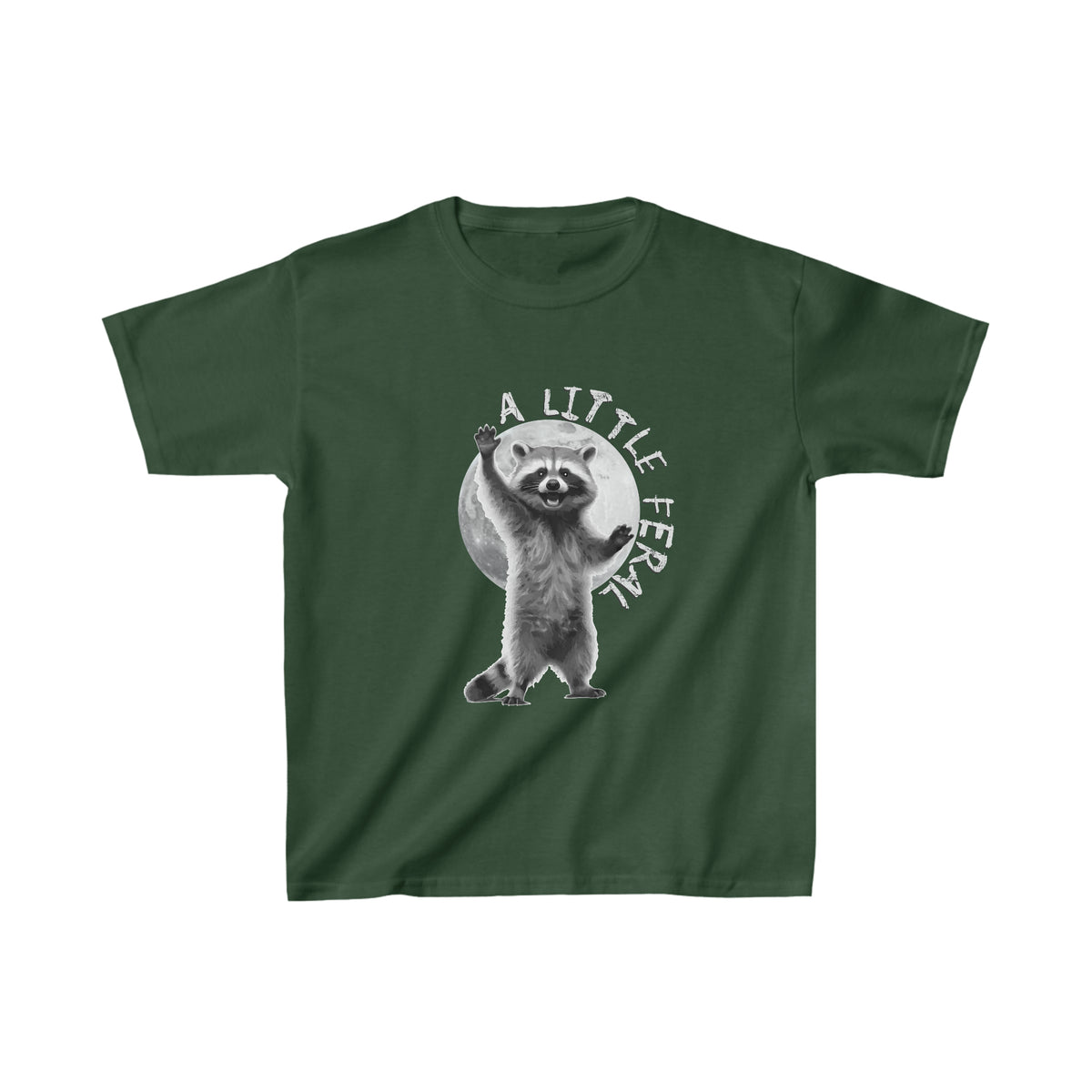 "A Little Feral" Raccoon Kids' T-Shirt