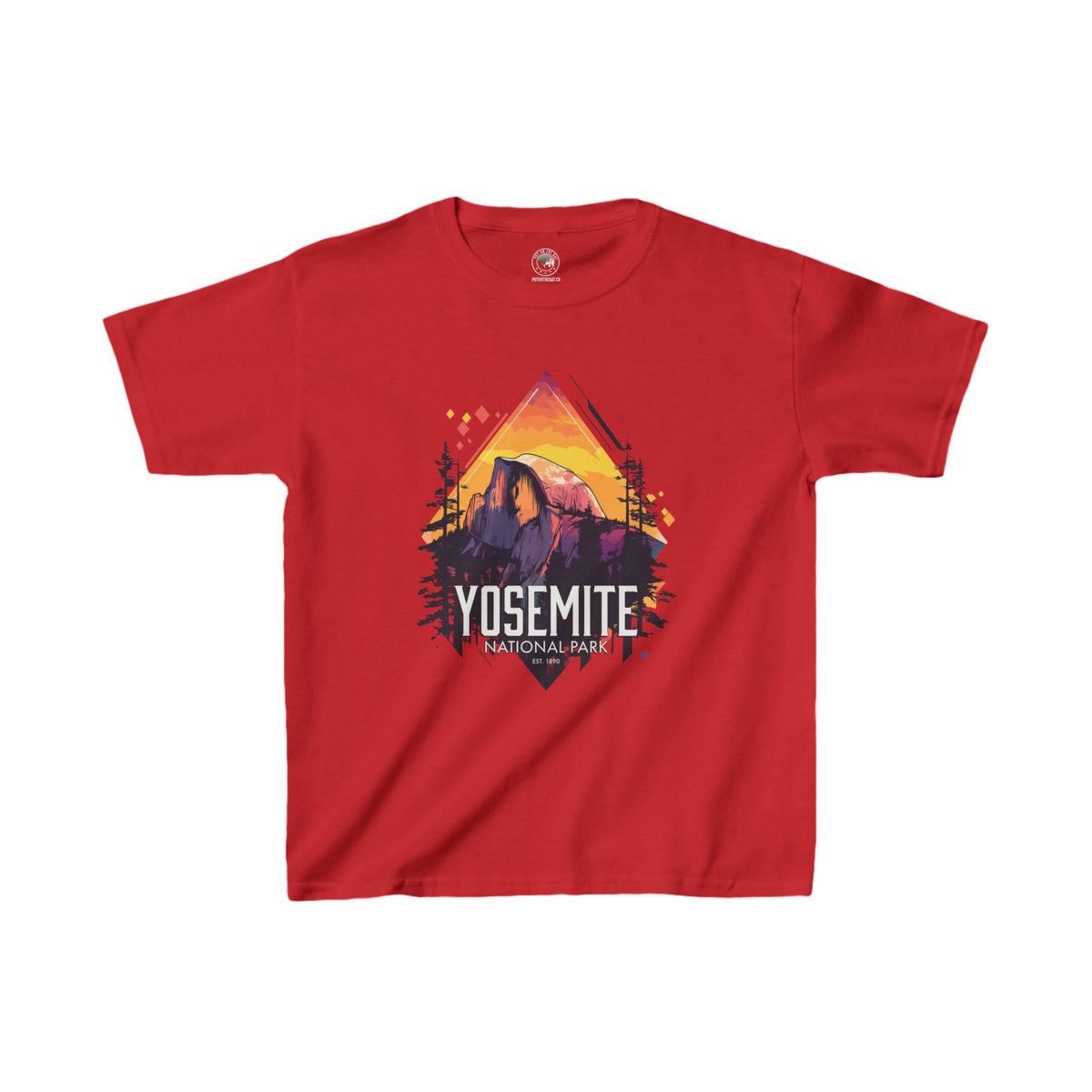 Yosemite National Park Half Dome Kids Heavy Cotton™ Tee
