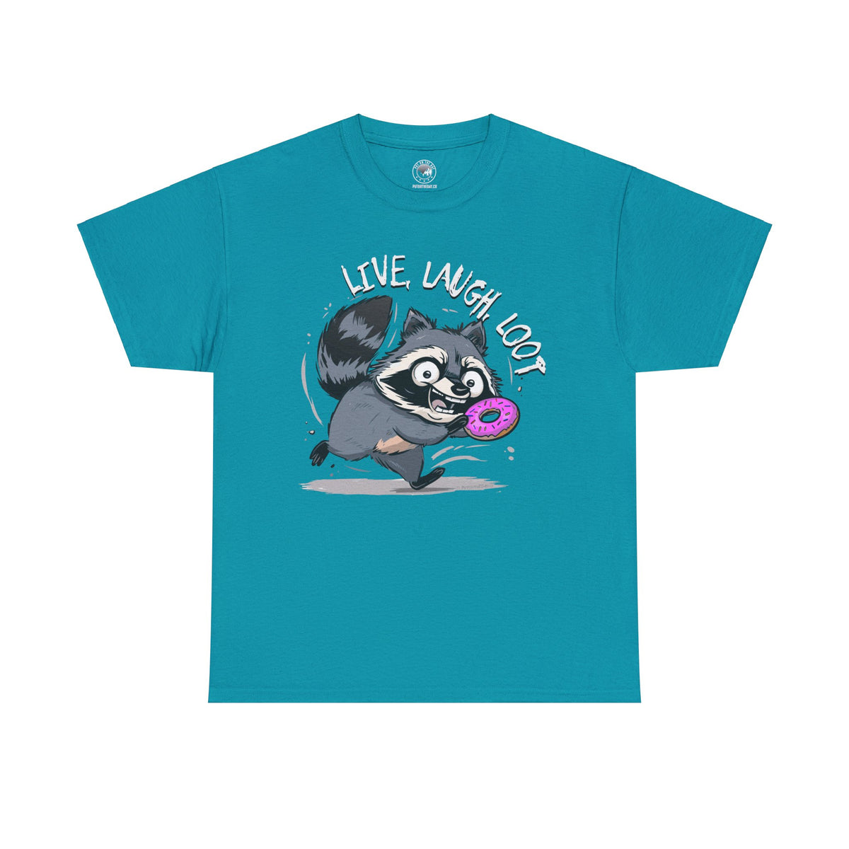 Live, Laugh, Loot Raccoon T-Shirt XL-5XL
