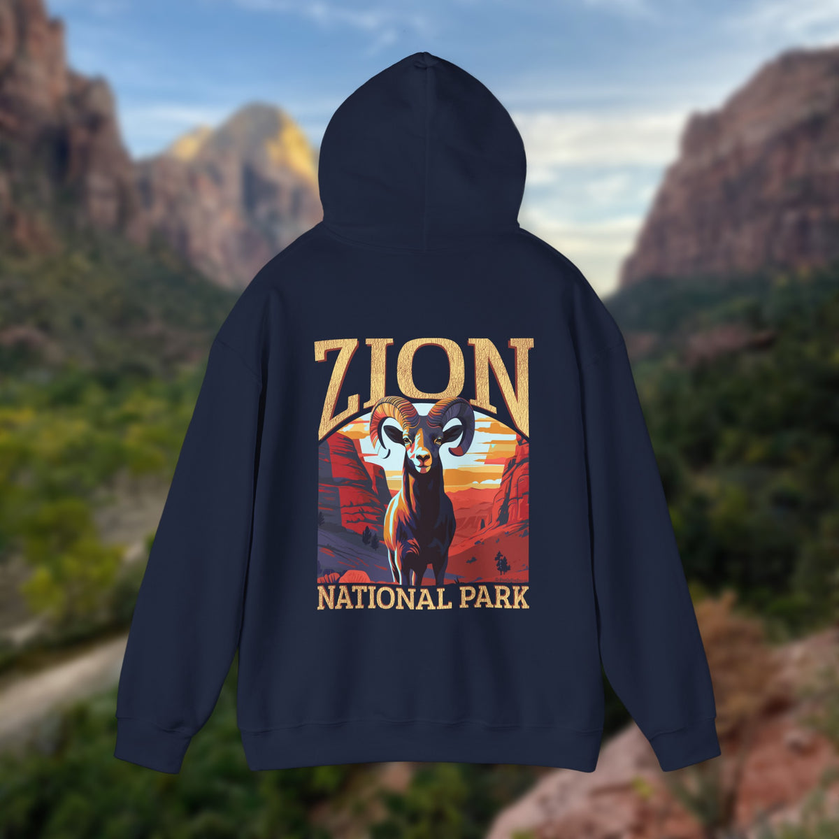 Zion Bighorn Sheep Hoodie