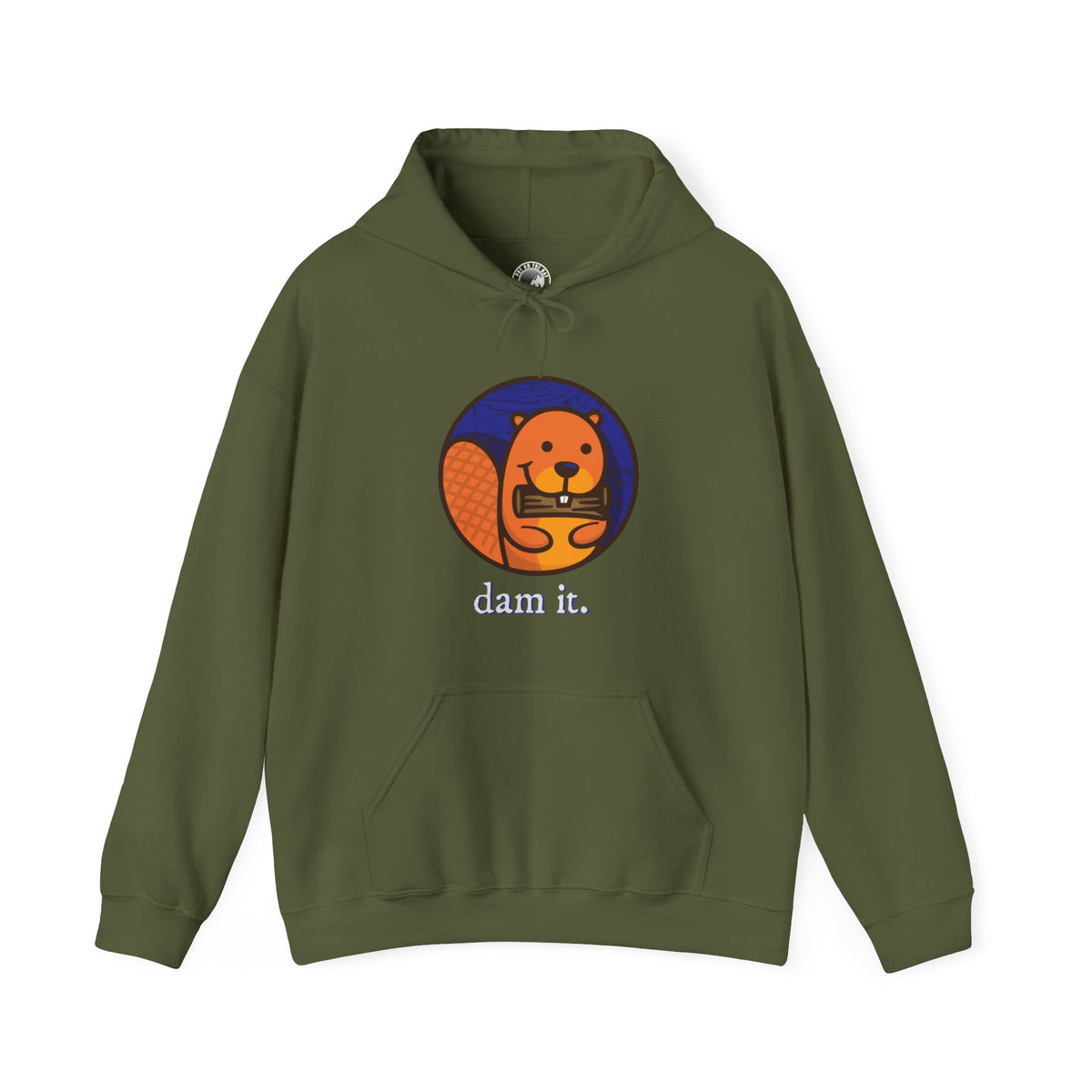 Dam It Beaver Hooded Sweatshirt
