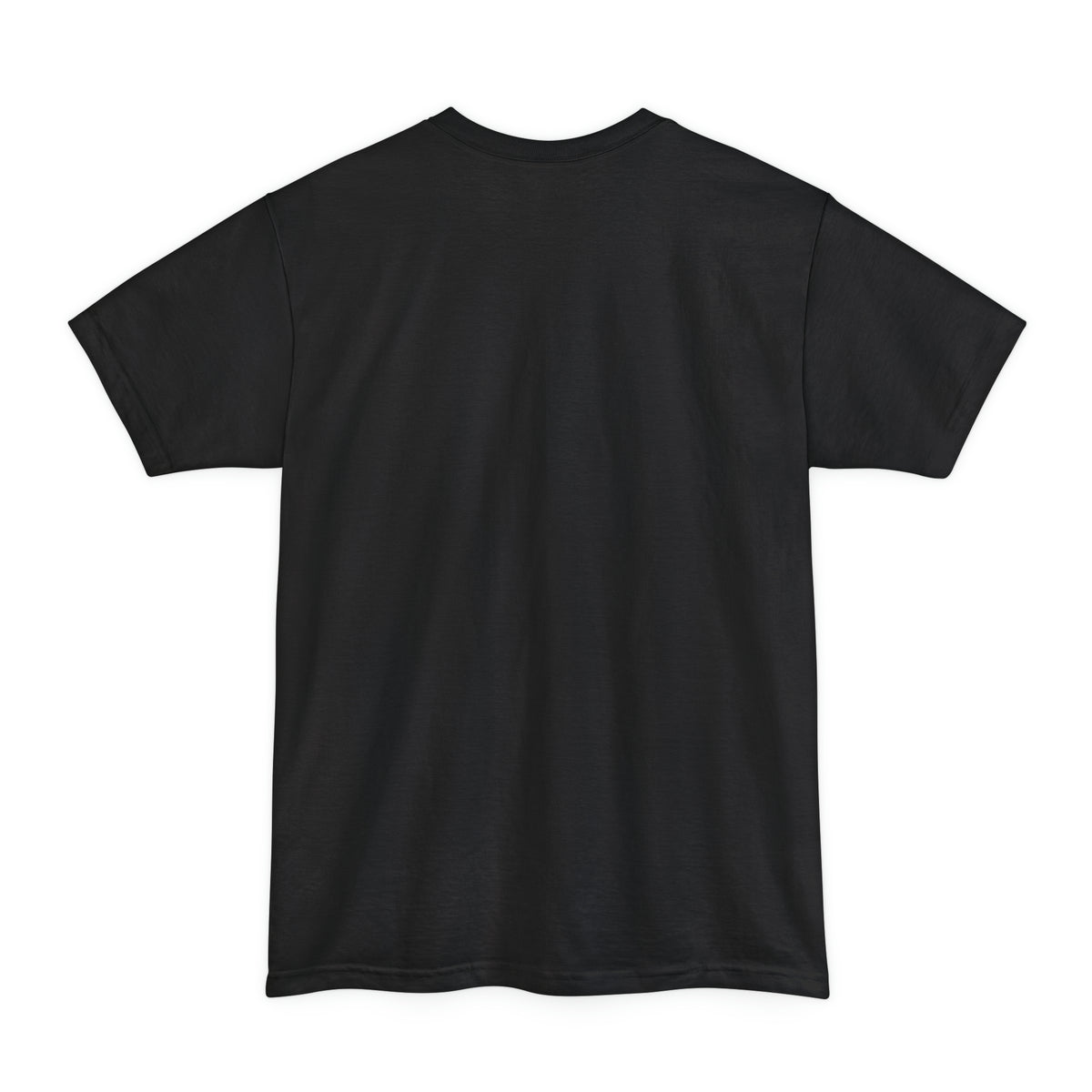 Blank back side of black tshirt