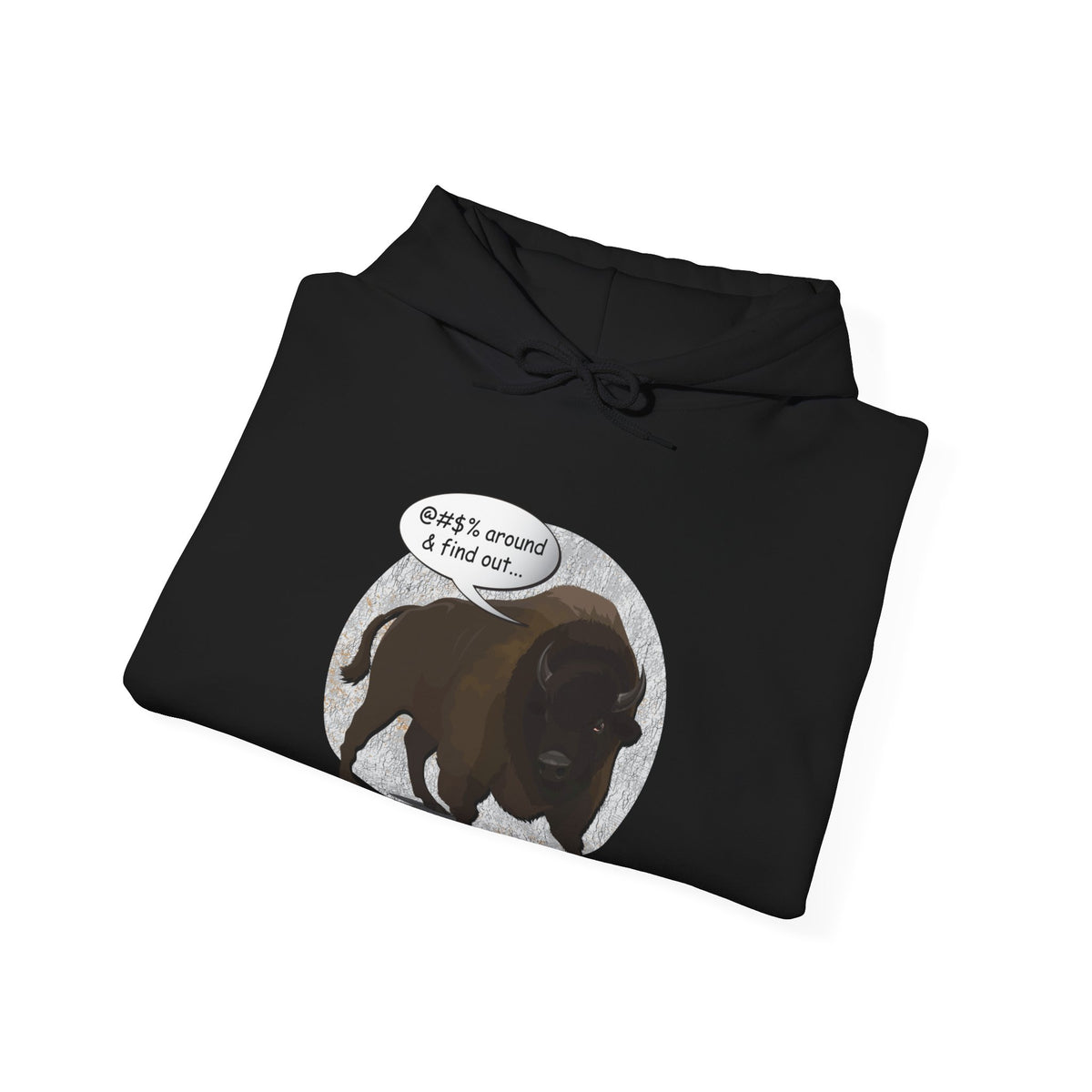 Bison Around and Find Out Hooded Sweatshirt
