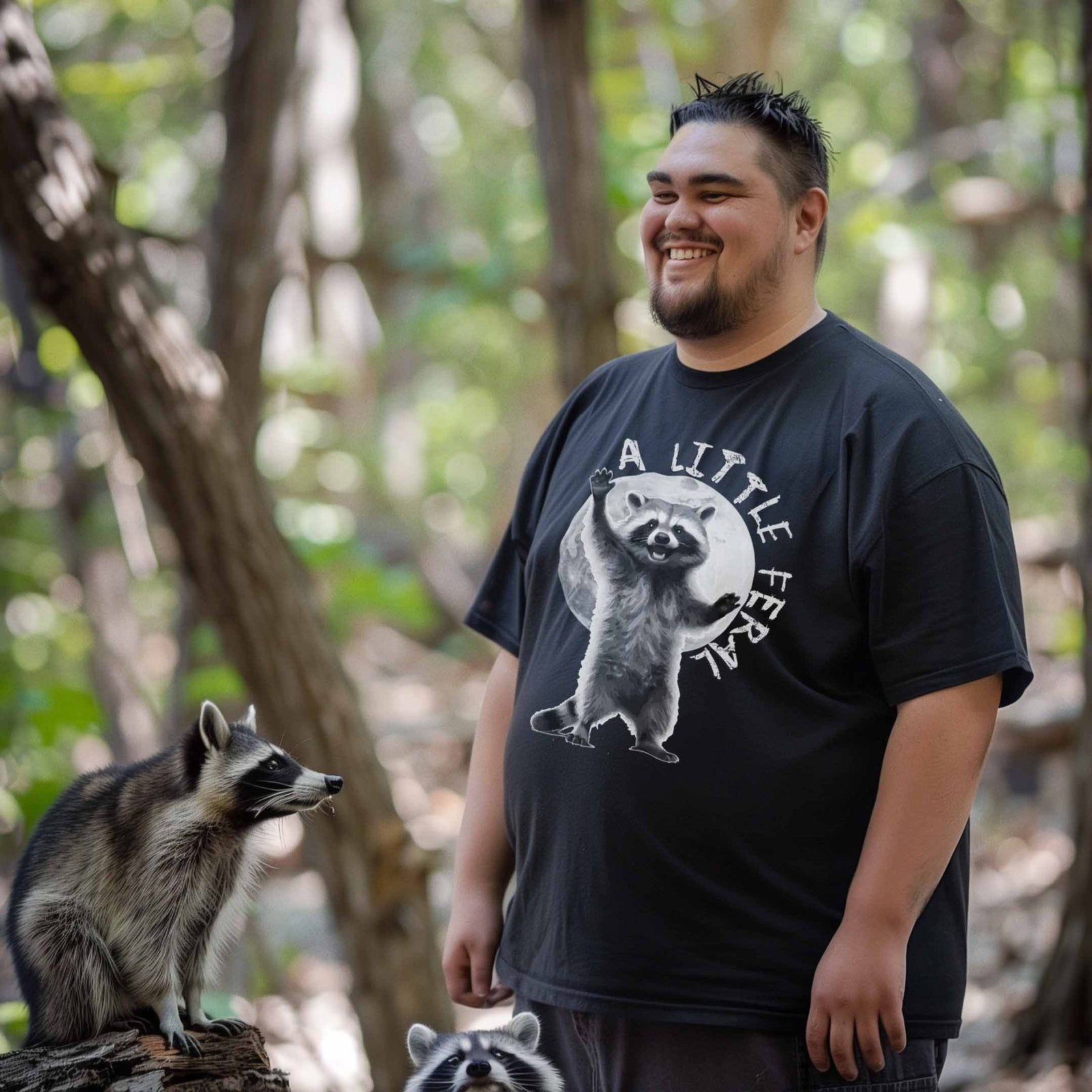 "A Little Feral" T-Shirt (4XL-5XL)