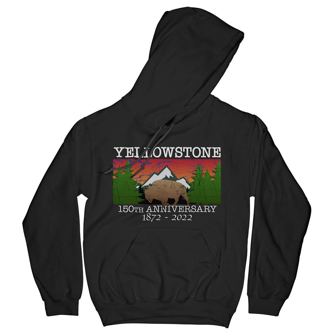 Yellowstone 150th Anniversary Hoodie Hoodie Printify Black S 