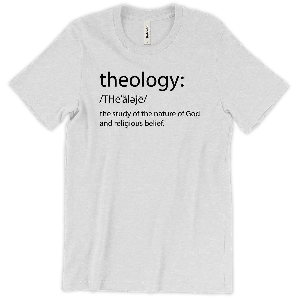 Theology Definition T-Shirt Printify Ash L 
