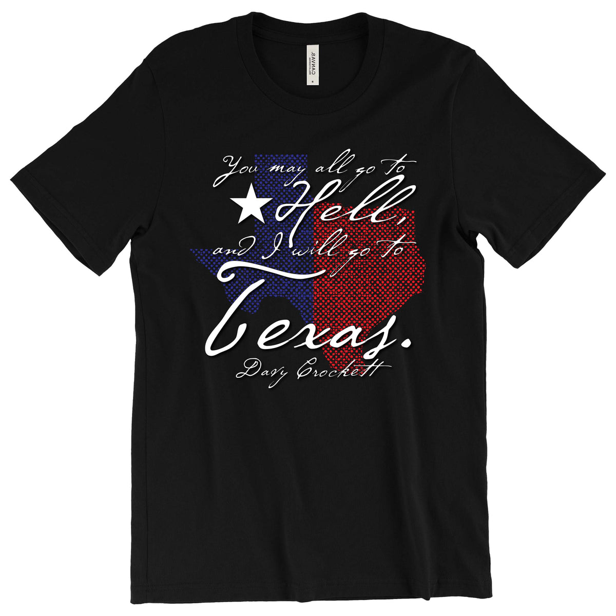 The Davy Crockett Quote T-Shirt Printify Black L 