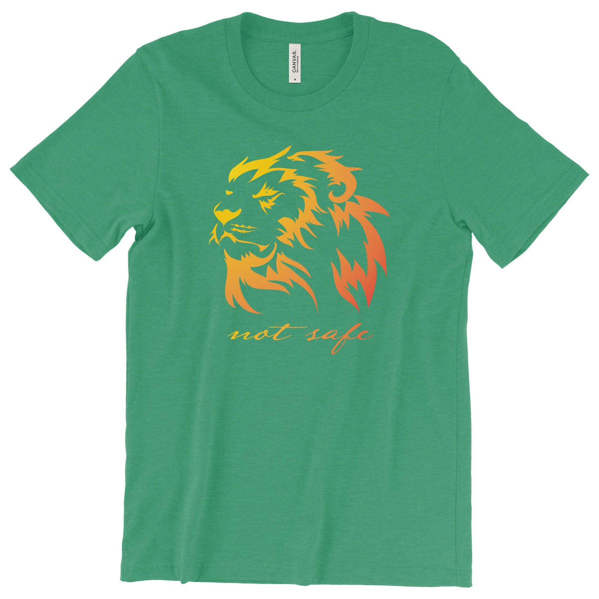 Not Safe T-Shirt Printify Heather Kelly S 