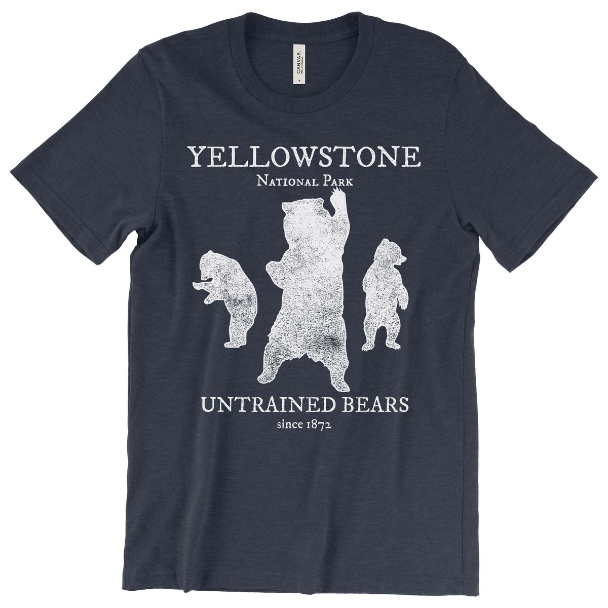 Yellowstone: Untrained Bears T-Shirt Printify Heather Navy S 