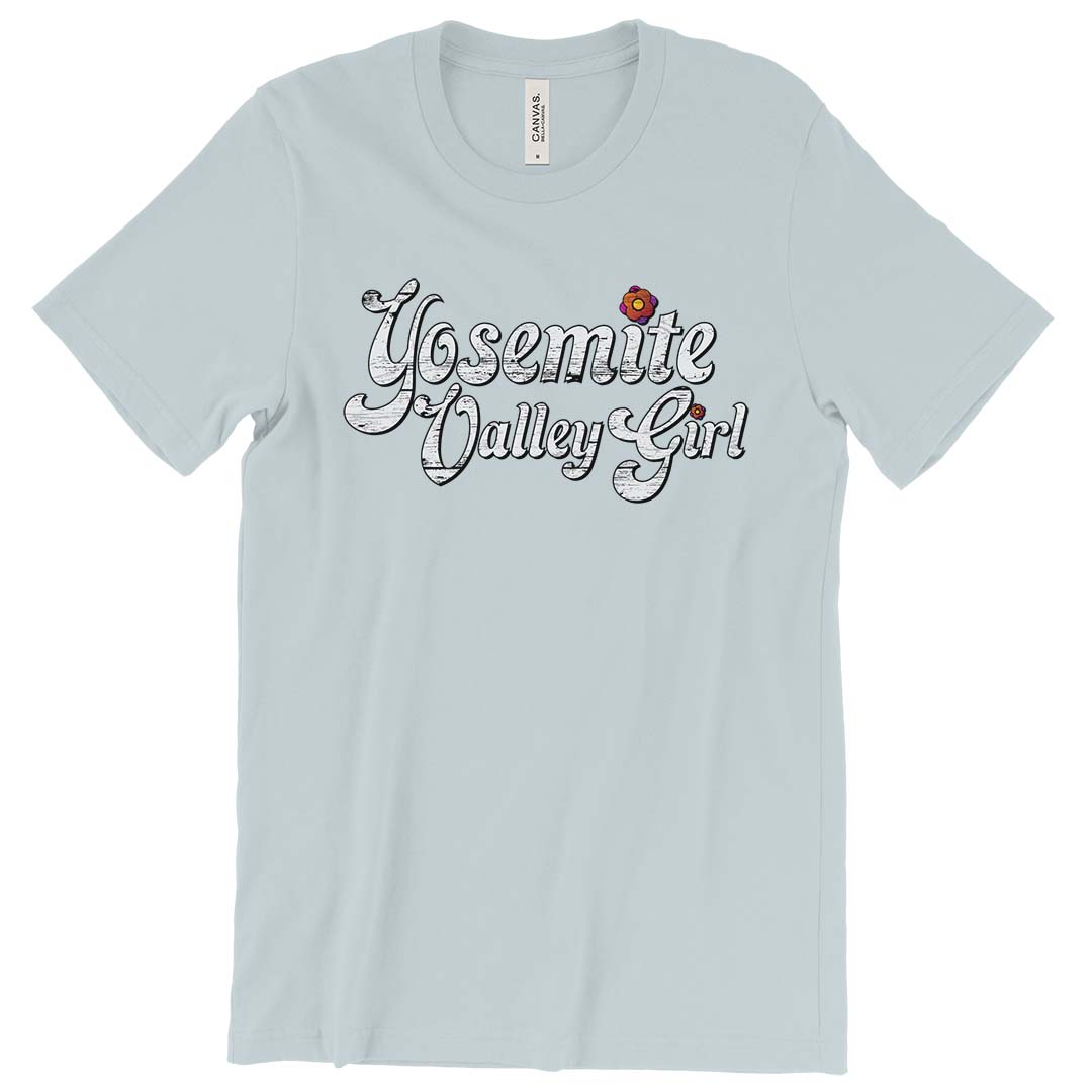 Yosemite Valley Girl T-Shirt Printify Light Blue S 