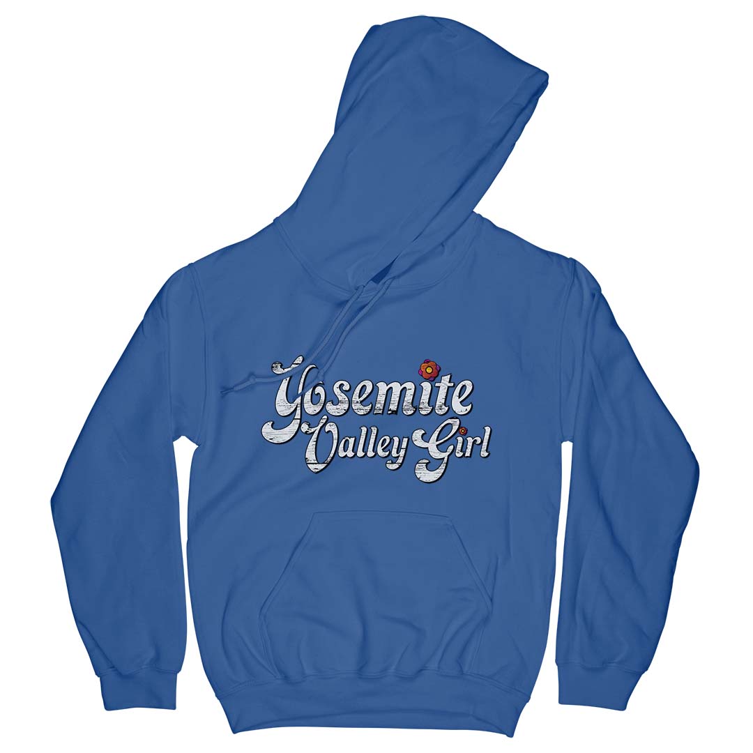 Yosemite Valley Girl Hoodie Hoodie Printify Royal S 